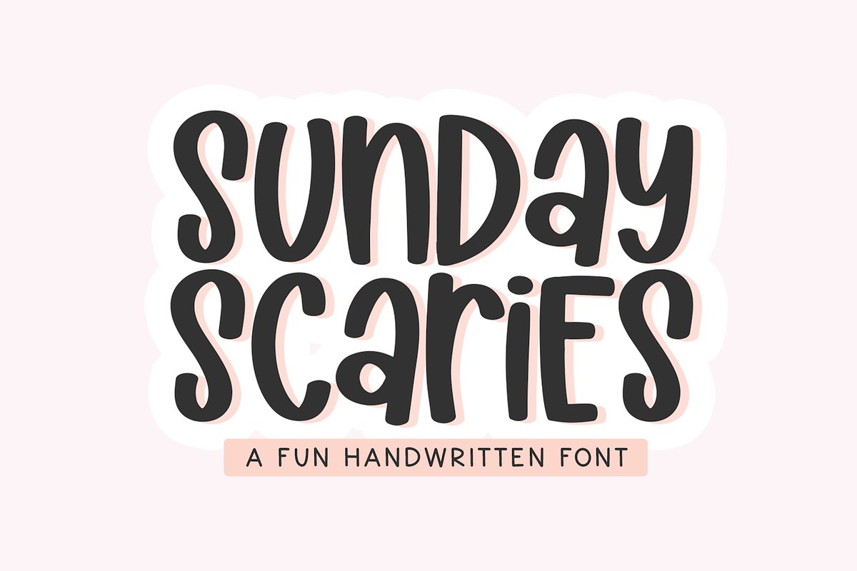 Sunday Scaries | Handwritten Font Free Download Free Download Sunday Scaries | Handwritten Font Free Download Free Download