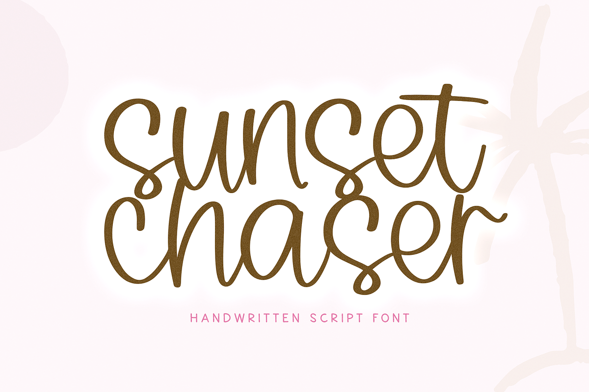 Sunset Chaser | Bouncy Script Font Free Download Free Download Sunset Chaser | Bouncy Script Font Free Download Free Download