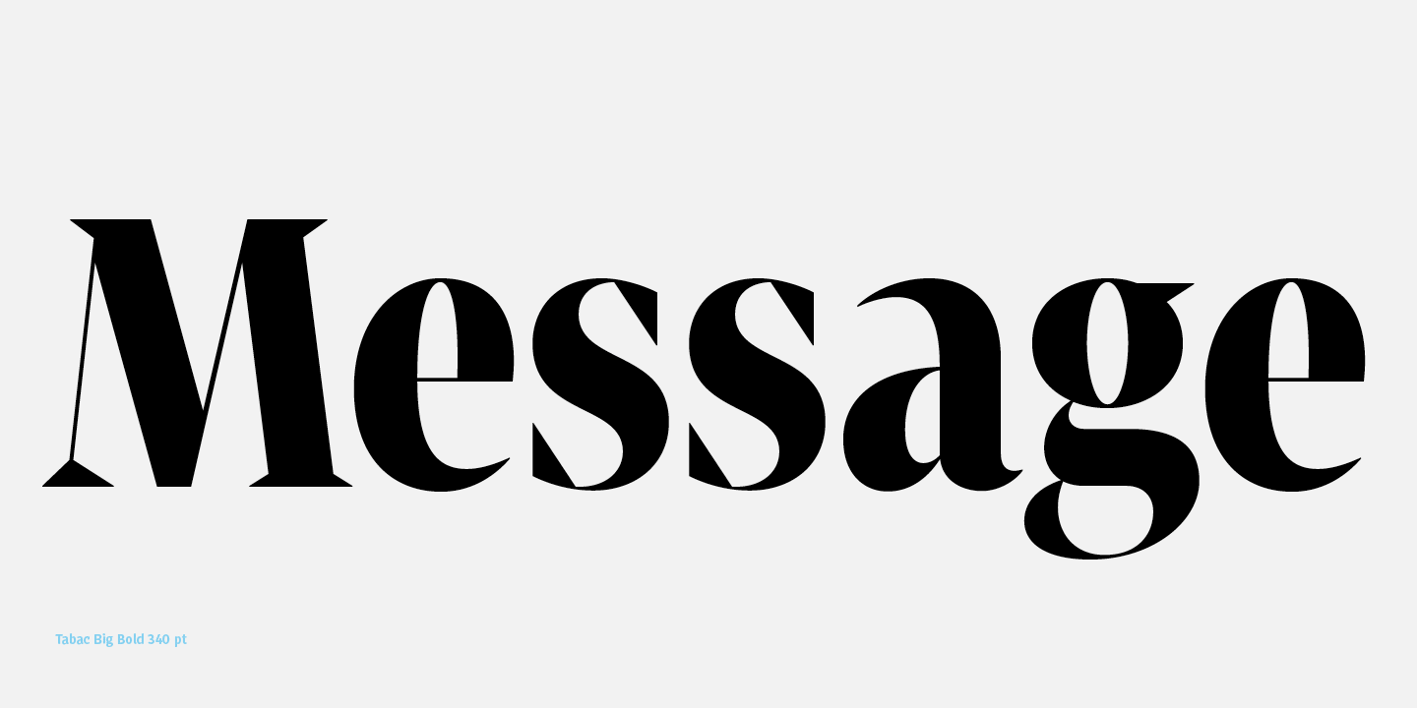 Tabac Big Font Free Download Tabac Big Font Free Download