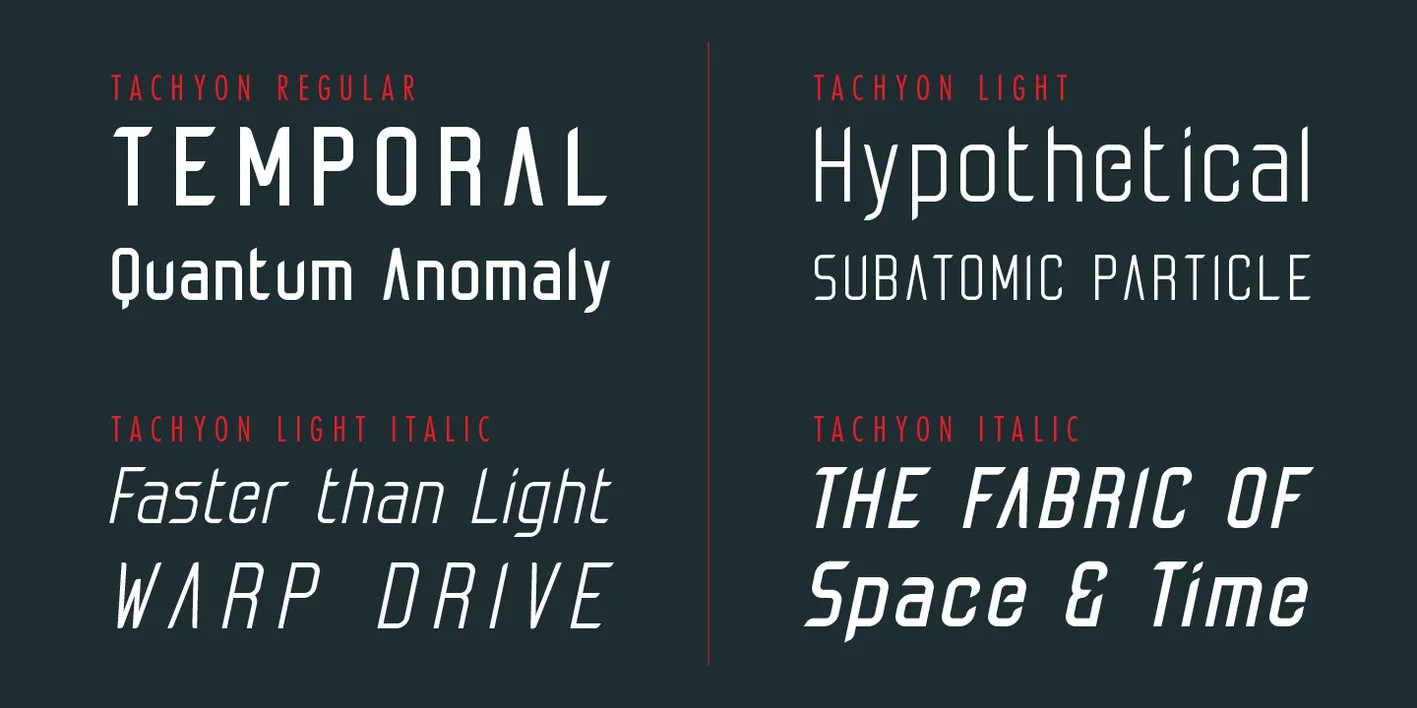 Tachyon Font