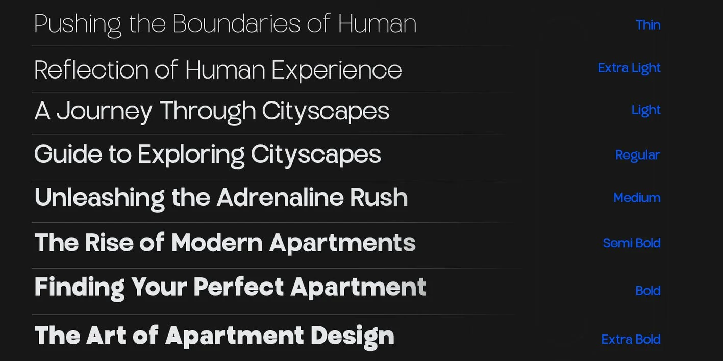 TBJ Endgraph 8 Sans Family Font