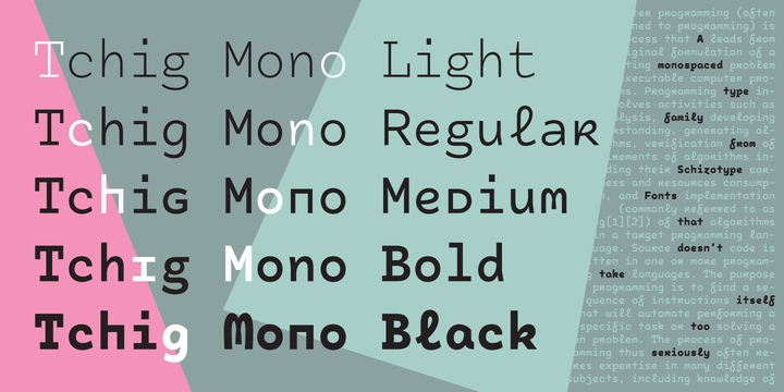 Tchig Mono Font Free Download Tchig Mono Font Free Download