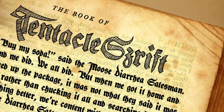 Tentacle Szrift Free Download Free Download