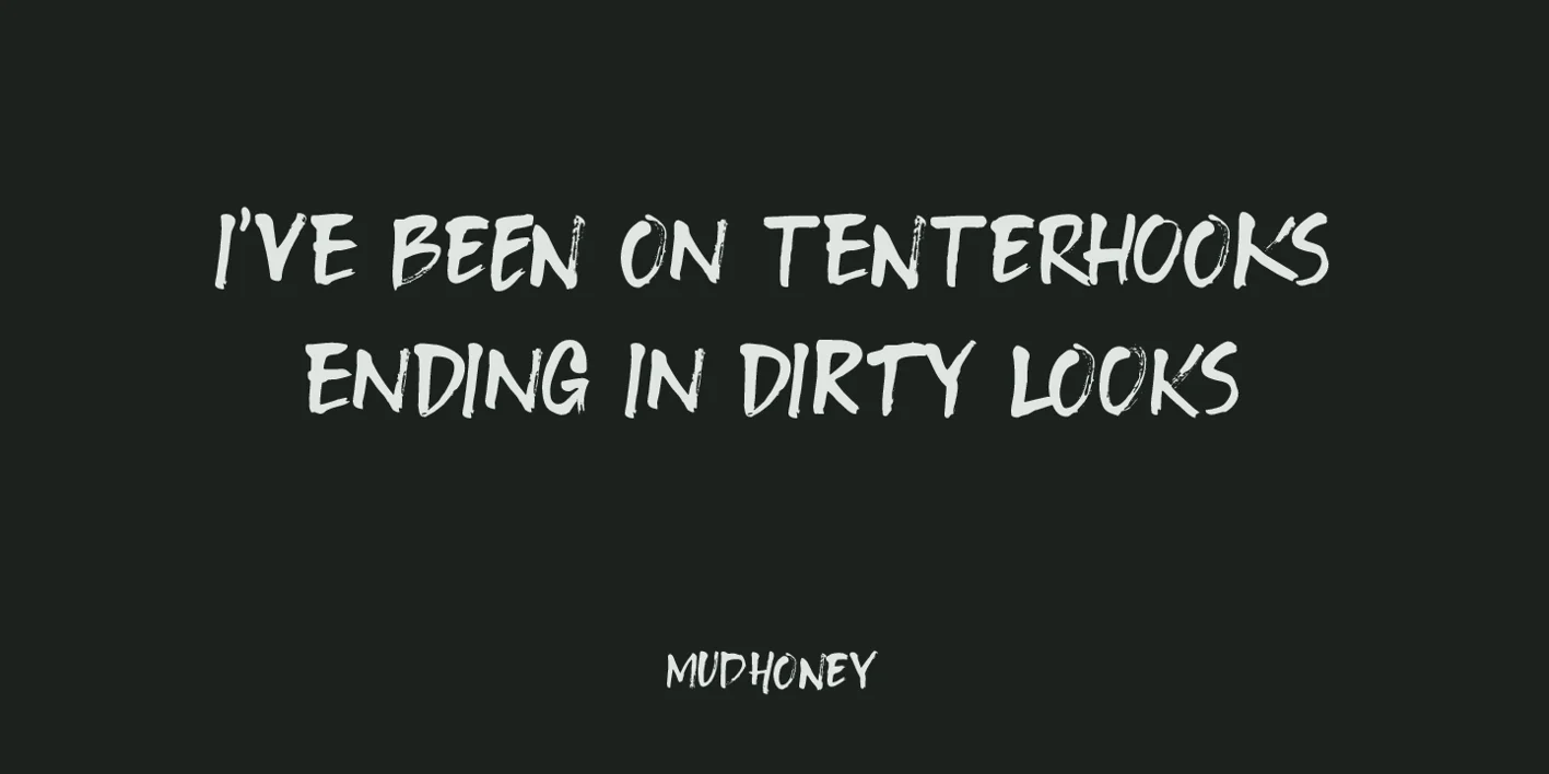 Tenterhooks Font