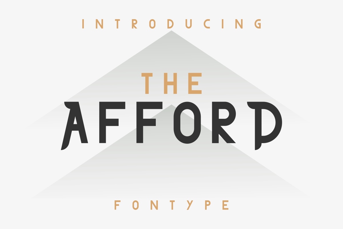 THE AFFORD Font Free Download THE AFFORD Font Free Download