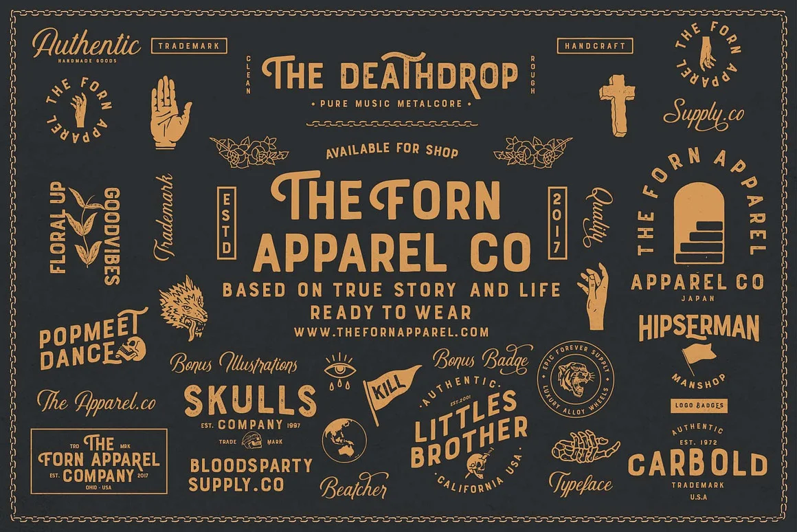 The Beatcher Typeface (Extras)