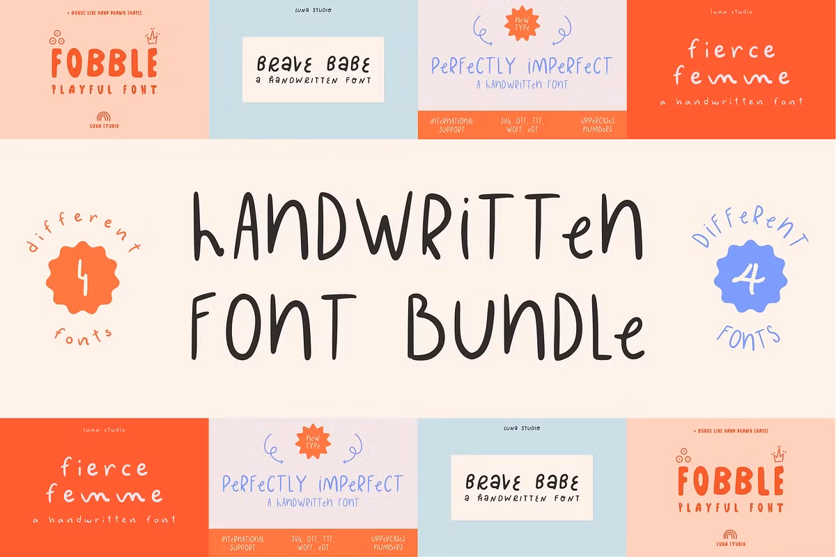 The Cute Handwritten Font Bundle Free Download Free Download The Cute Handwritten Font Bundle Free Download Free Download