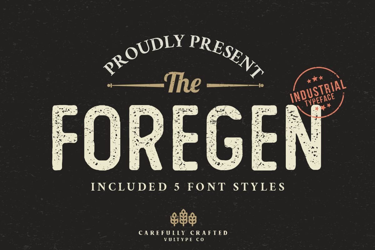 The Foregen - Vintage Stamp Font Free Download Free Download The Foregen - Vintage Stamp Font Free Download Free Download