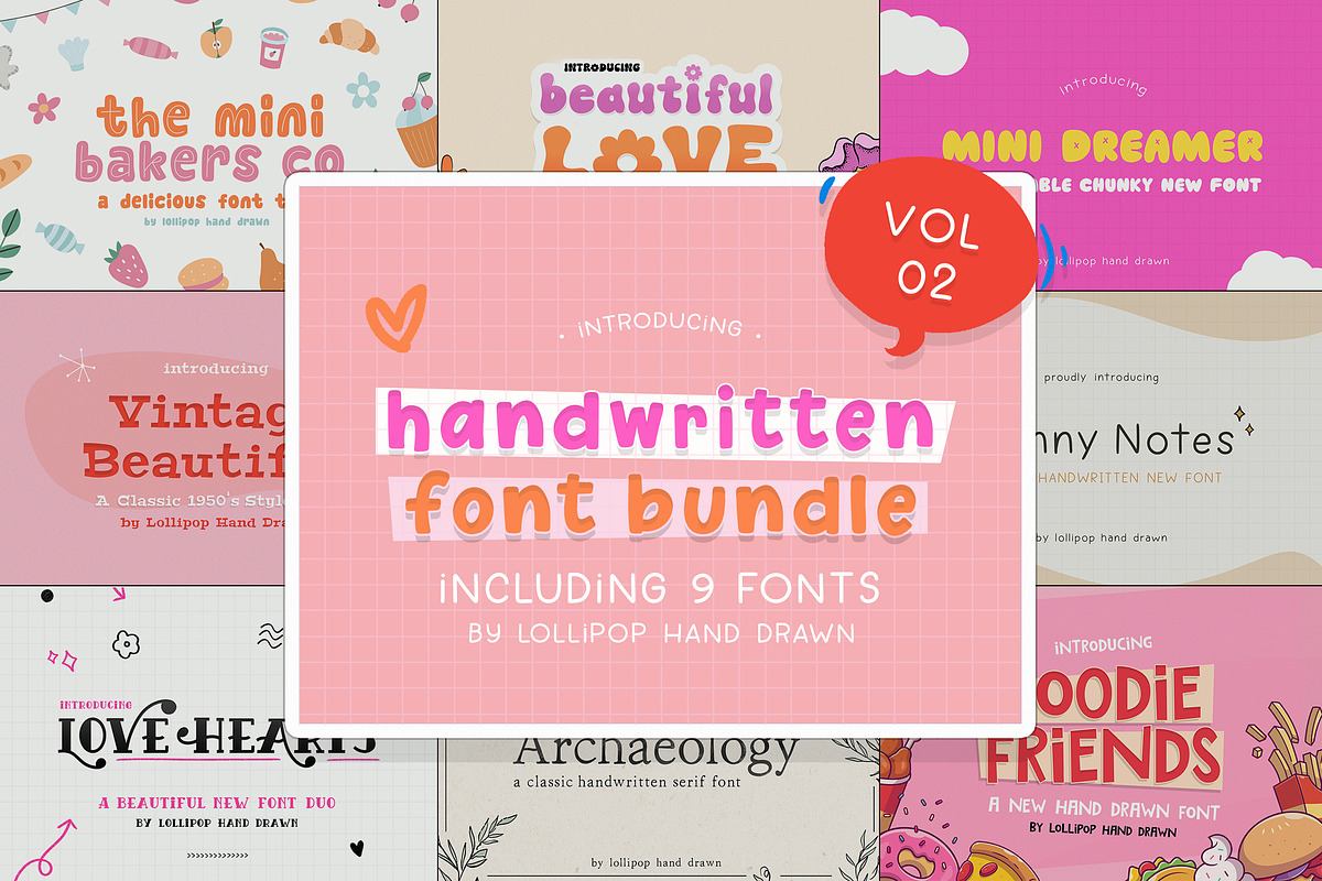 The Handwritten Font Bundle (Vol 02) Free Download Free Download The Handwritten Font Bundle (Vol 02) Free Download Free Download