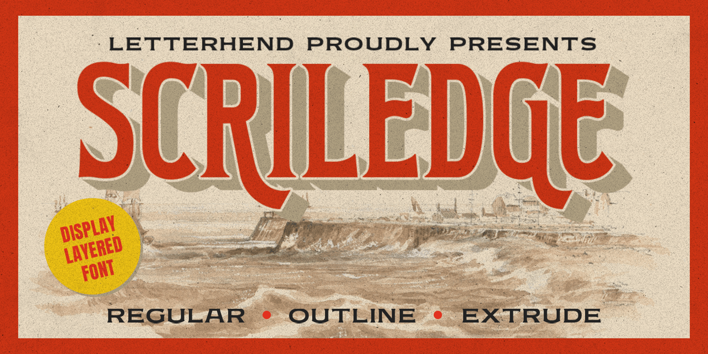 The Scriledge Face Font Free Download The Scriledge Face Font Free Download