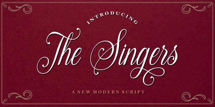 The Singers Font Free Download The Singers Font Free Download