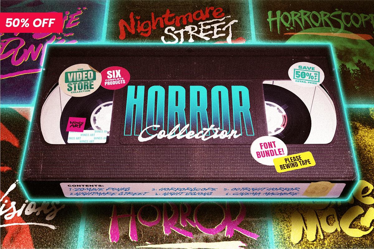 The VHS Horror Font Bundle Free Download Free Download The VHS Horror Font Bundle Free Download Free Download