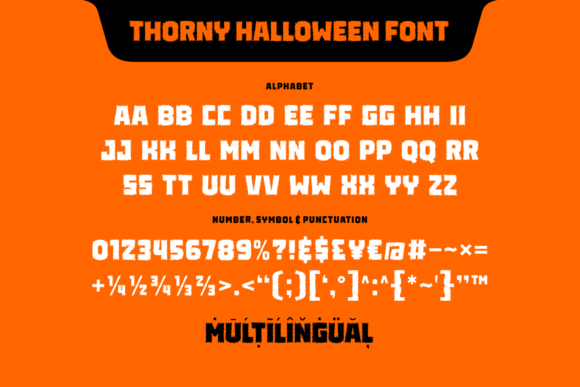 Thorny Halloween Font Free Download Thorny Halloween Font Free Download