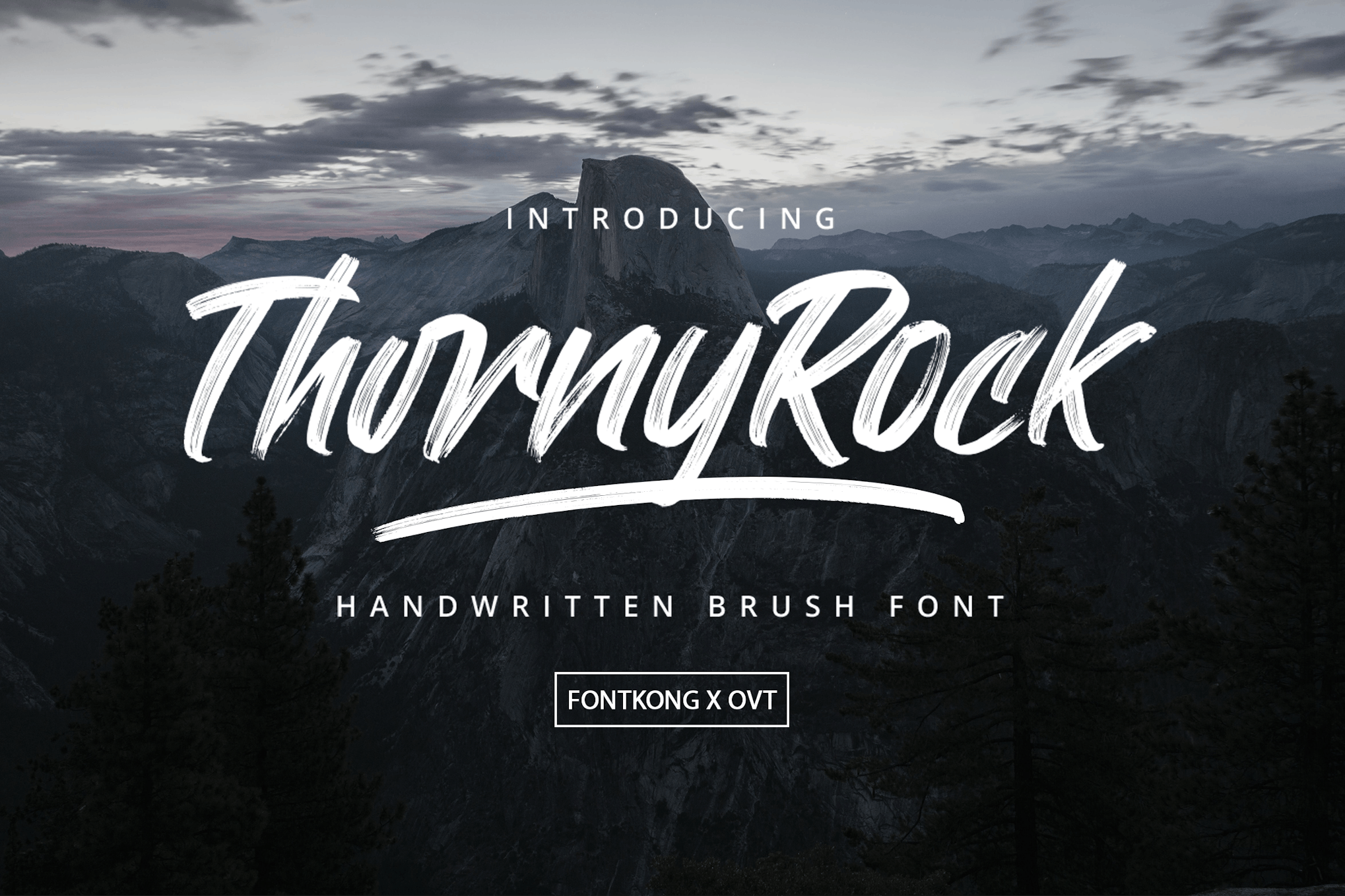 Thorny Rock - Handwritten Brush Font Free Download Thorny Rock - Handwritten Brush Font Free Download
