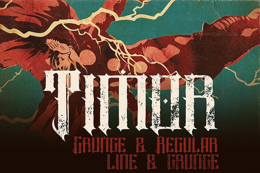 Timor - Vintage Style Font Free Download Timor - Vintage Style Font Free Download