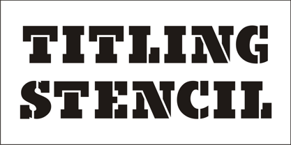 Titling Stencil JNL Font Free Download Titling Stencil JNL Font Free Download