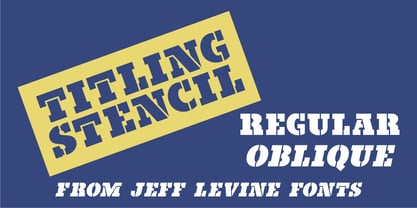 Titling Stencil JNL Font Free Download Titling Stencil JNL Font Free Download
