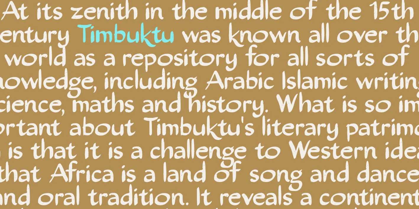 Tombouctou Font