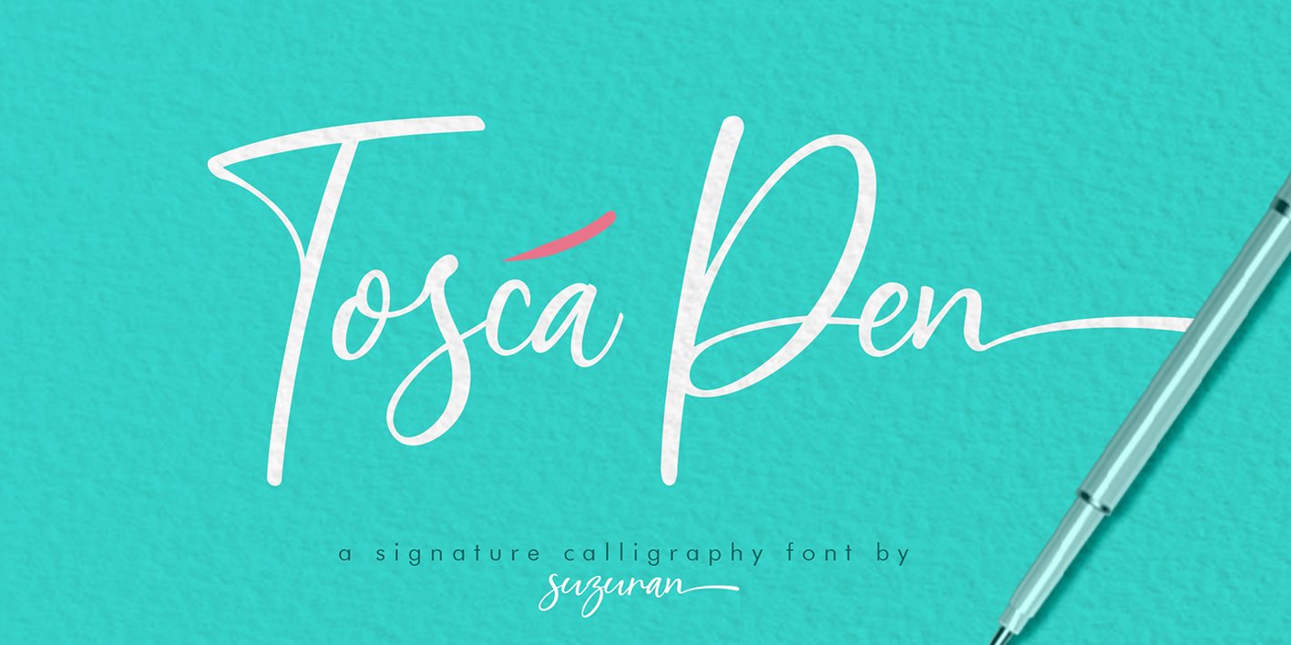 Tosca Pen Font Free Download Tosca Pen Font Free Download