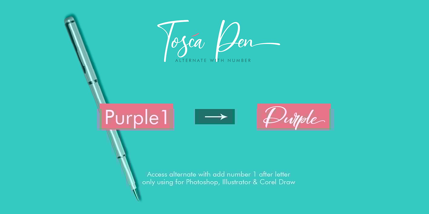 Tosca Pen Font Free Download Tosca Pen Font Free Download