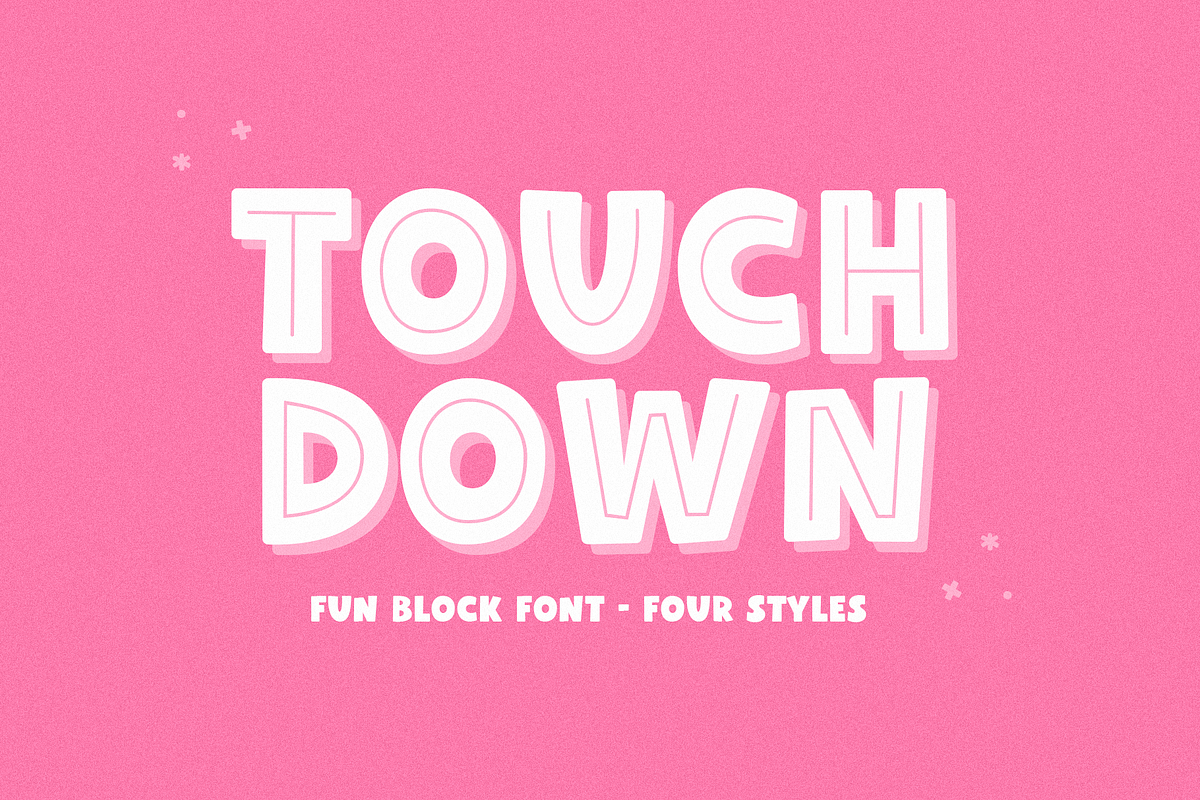 Touchdown | Cute Inline Font Free Download Free Download Touchdown | Cute Inline Font Free Download Free Download