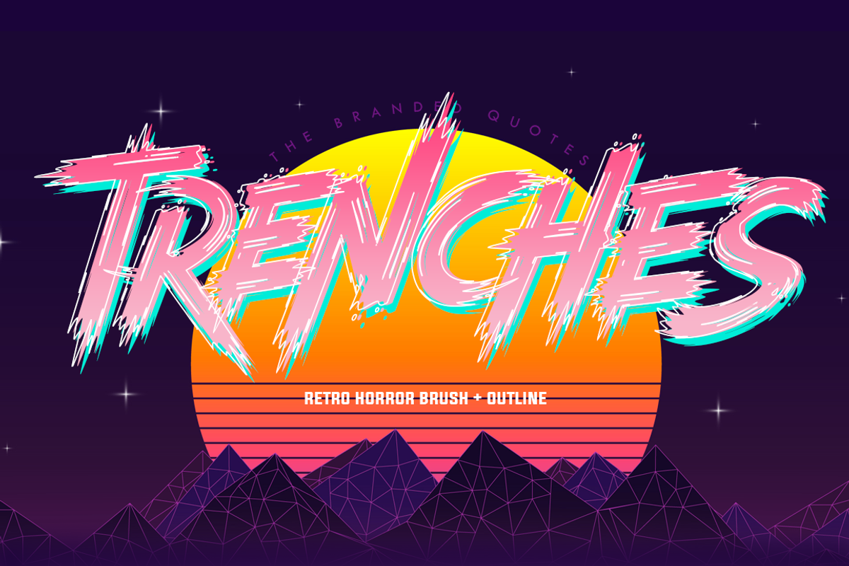 Trenches - Retro Horror Typeface Free Download Free Download Trenches - Retro Horror Typeface Free Download Free Download