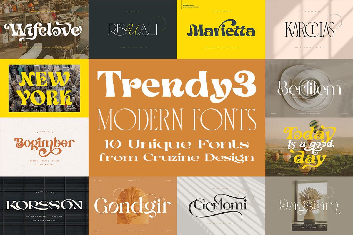 Trendy & Modern Fonts 3 - 10 Sets Free Download Free Download Trendy & Modern Fonts 3 - 10 Sets Free Download Free Download