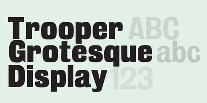 Trooper Grotesque Font Free Download Trooper Grotesque Font Free Download