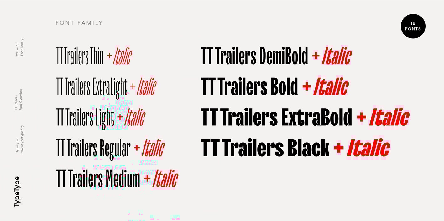 TT Trailers Font Free Download TT Trailers Font Free Download