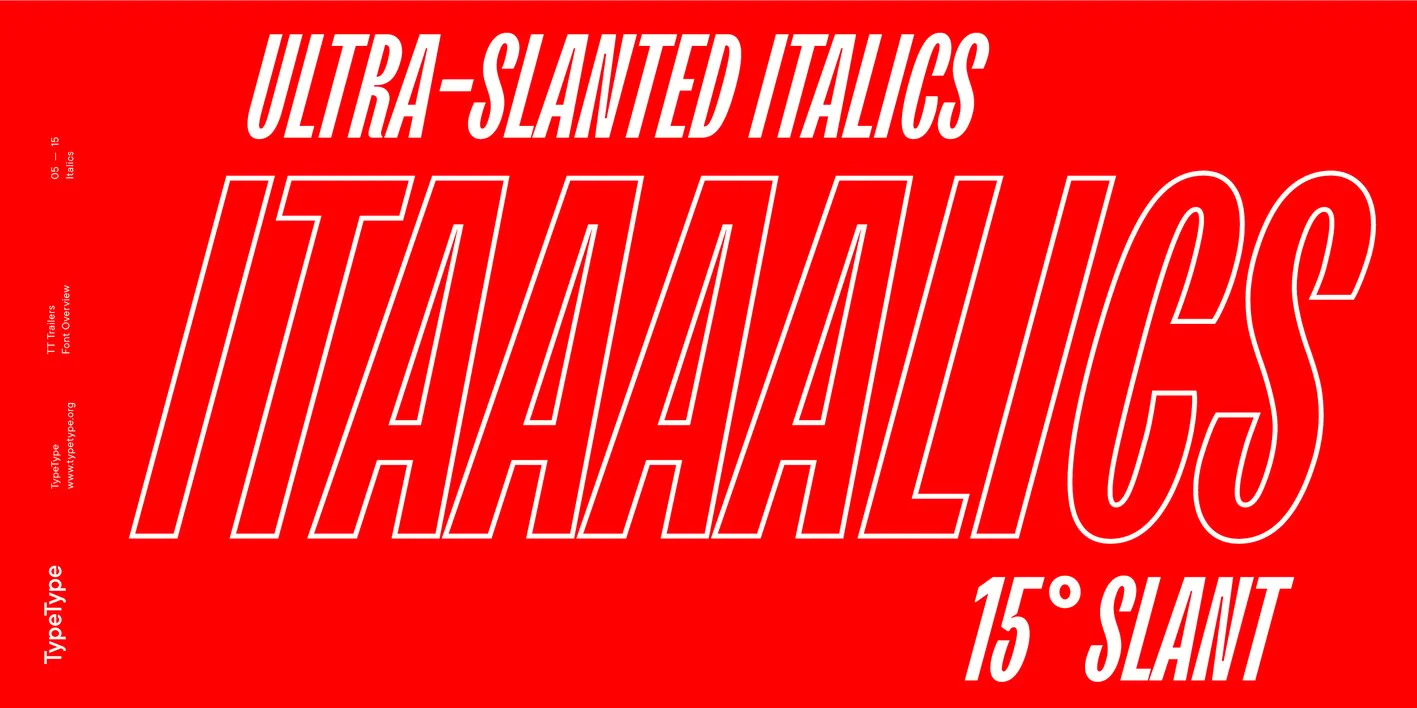 TT Trailers Font