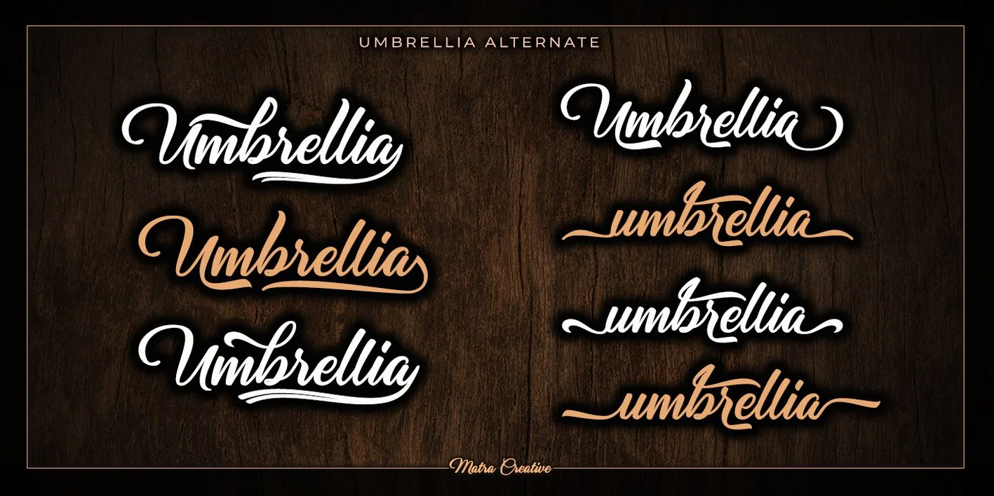 Umbrellia Font
