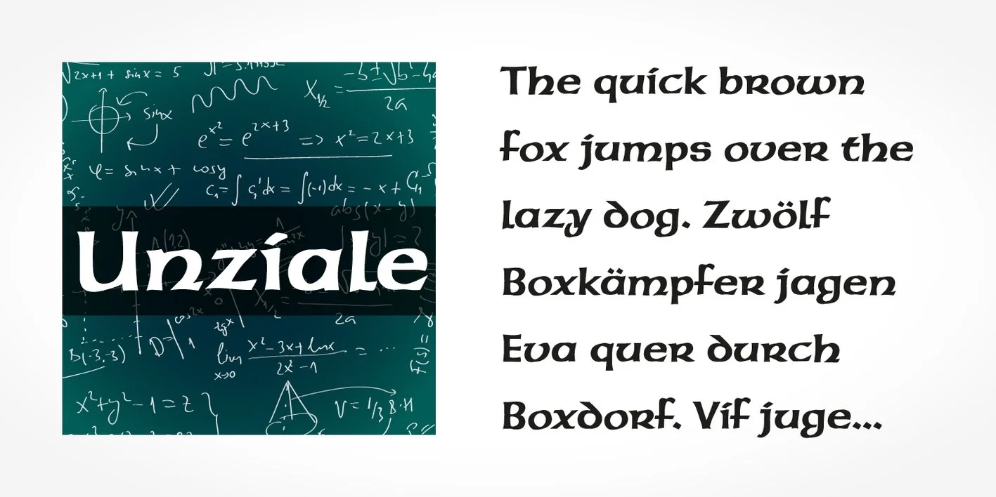 Unziale Font