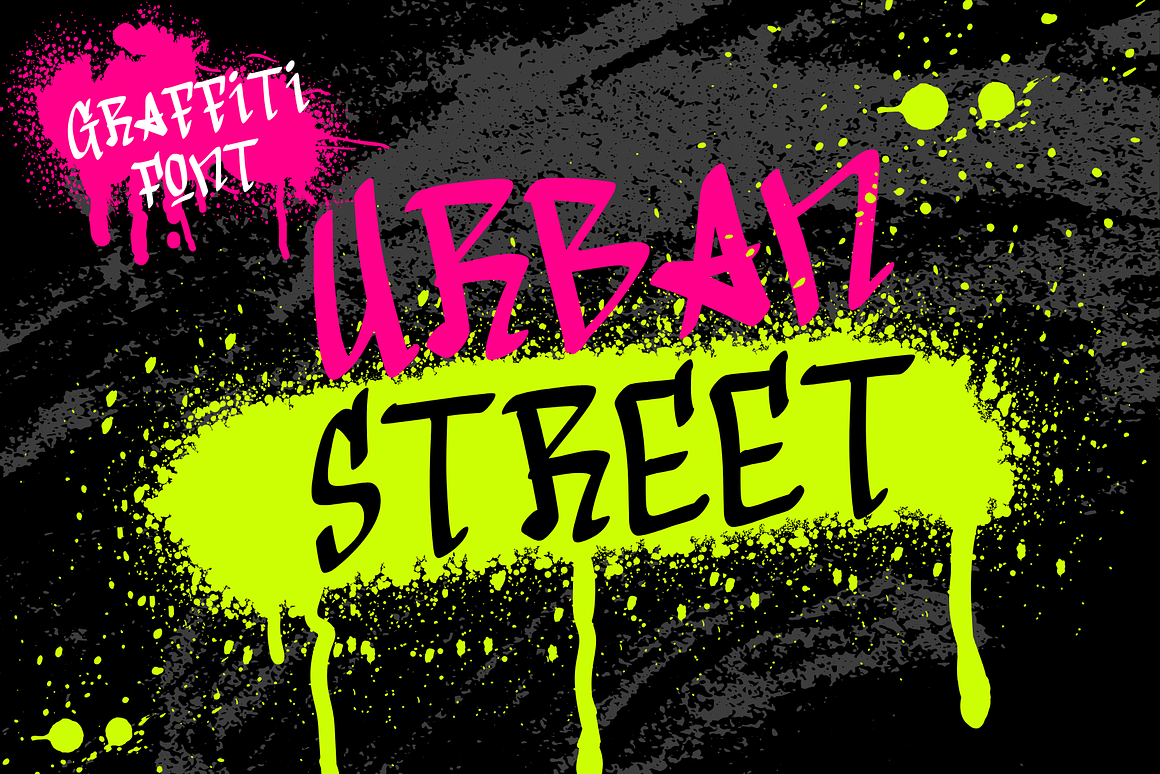 Urban Street is a Graffiti Font Free Download Urban Street is a Graffiti Font Free Download