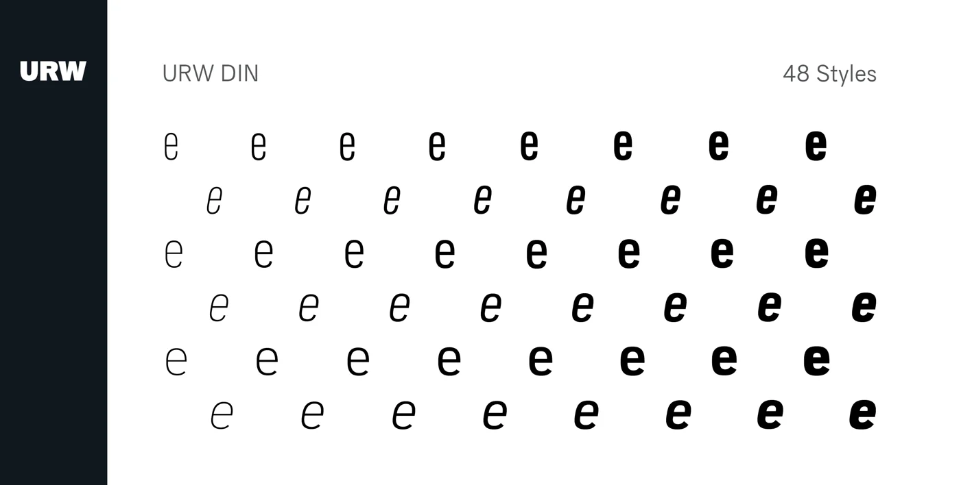 URW DIN Font