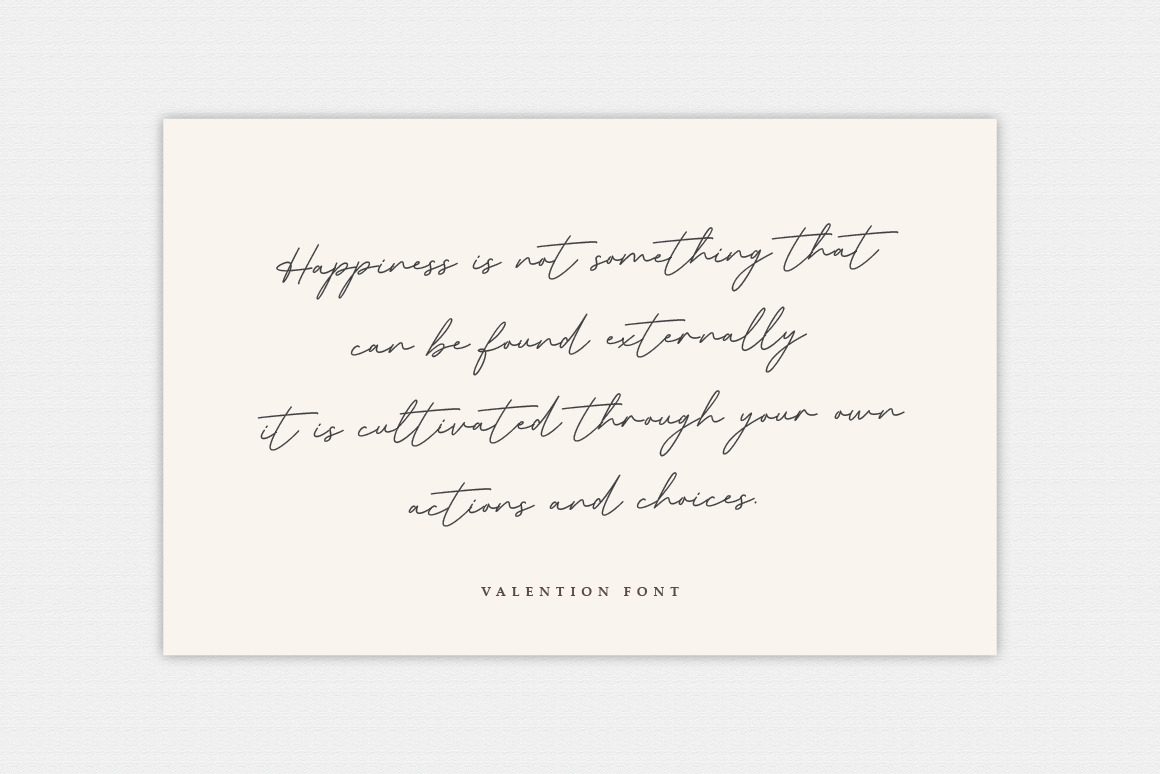Valention - Chic Handwritten Script Font Free Download Valention - Chic Handwritten Script Font Free Download