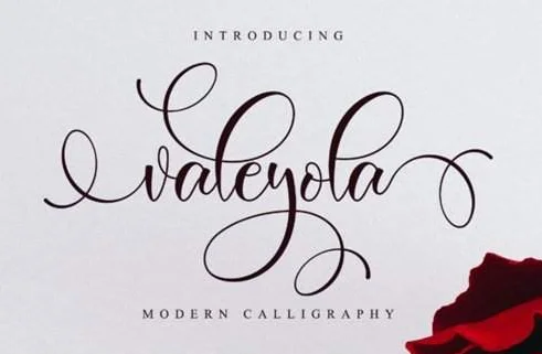 Valeyola Script Font Free Download Valeyola Script Font Free Download