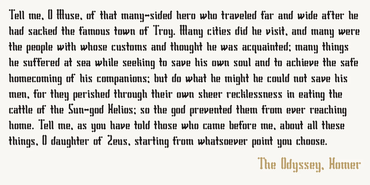 Vantagram Font