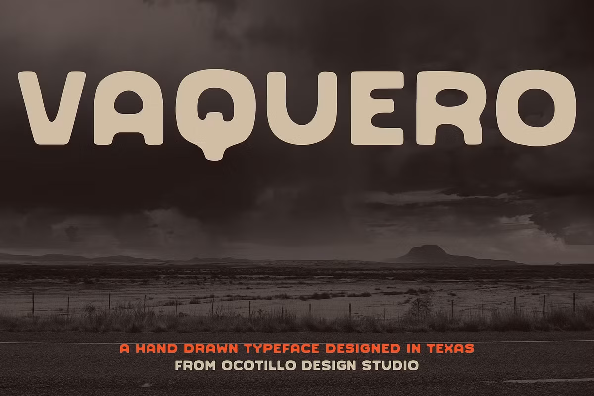VAQUERO by Ocotillo Design Studio Free Download Free Download
