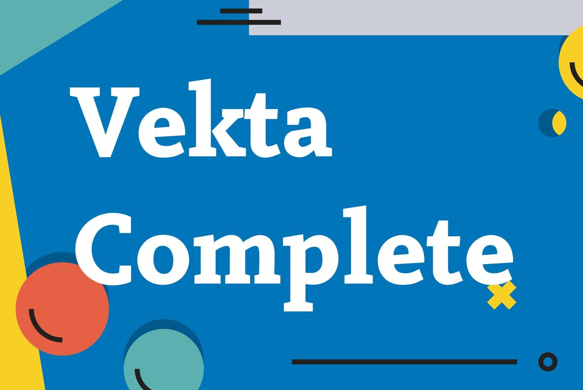 Vekta Complete Font Free Download Vekta Complete Font Free Download