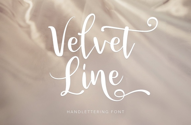 Velvet Line Font Free Download Velvet Line Font Free Download