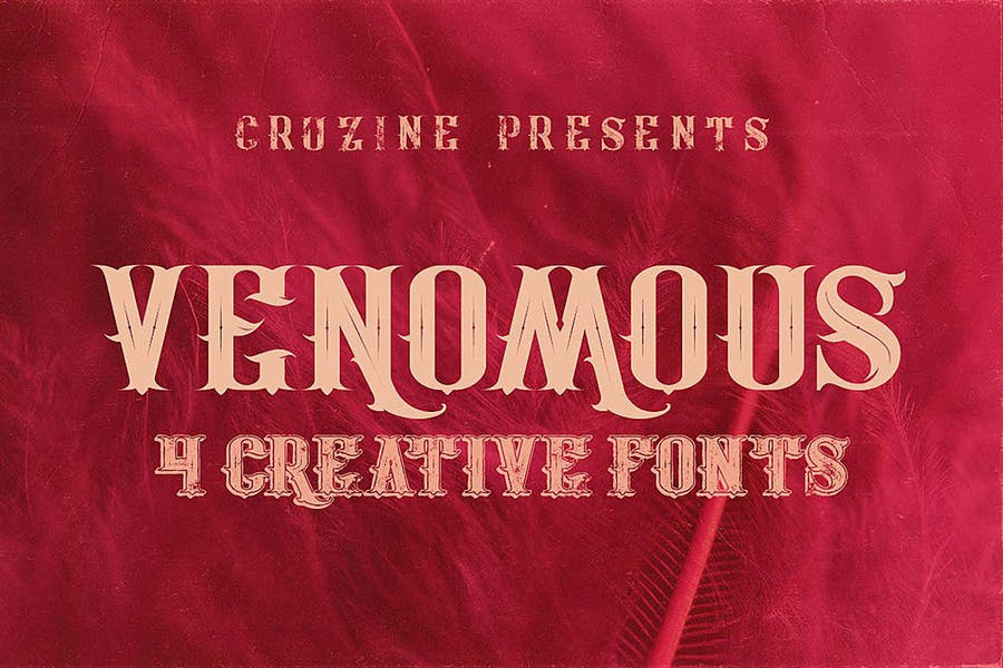 Venomous Typeface Font Free Download Venomous Typeface Font Free Download