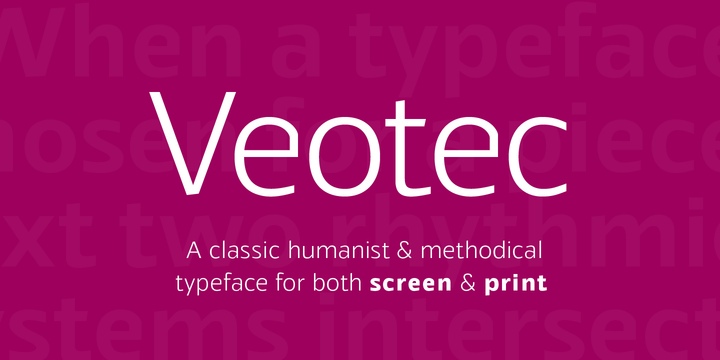 Veotec Font Free Download Veotec Font Free Download