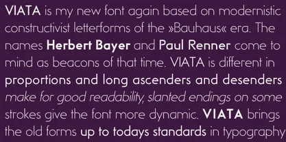Viata Font
