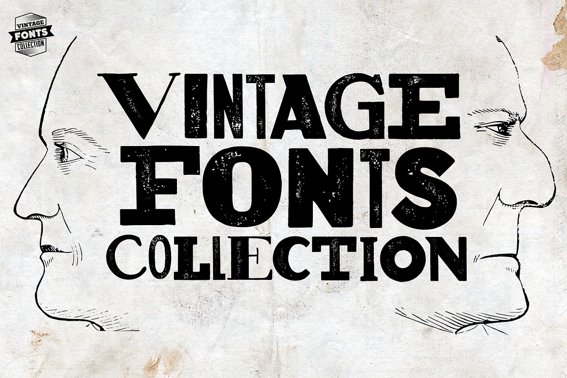 Vintage Fonts Collection - 18 Fonts Free Download Vintage Fonts Collection - 18 Fonts Free Download