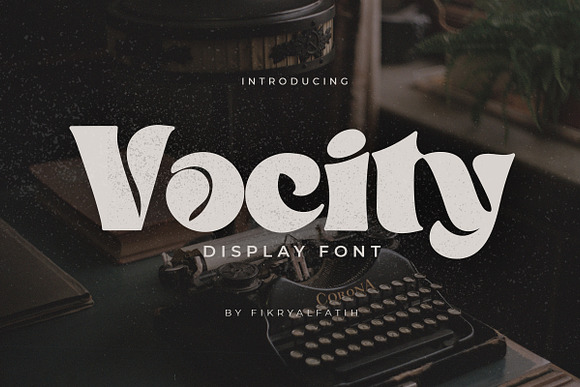 Vocity - Display Font Free Download Vocity - Display Font Free Download