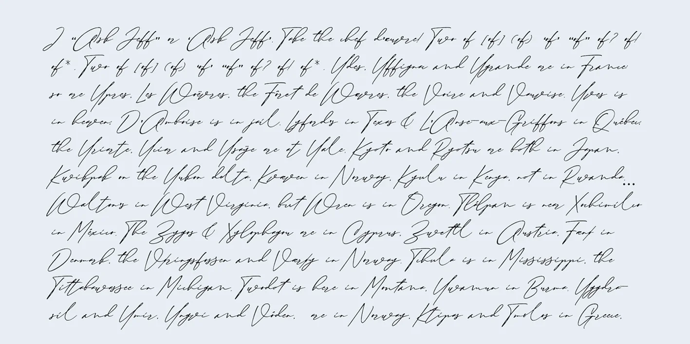Wamelo Font