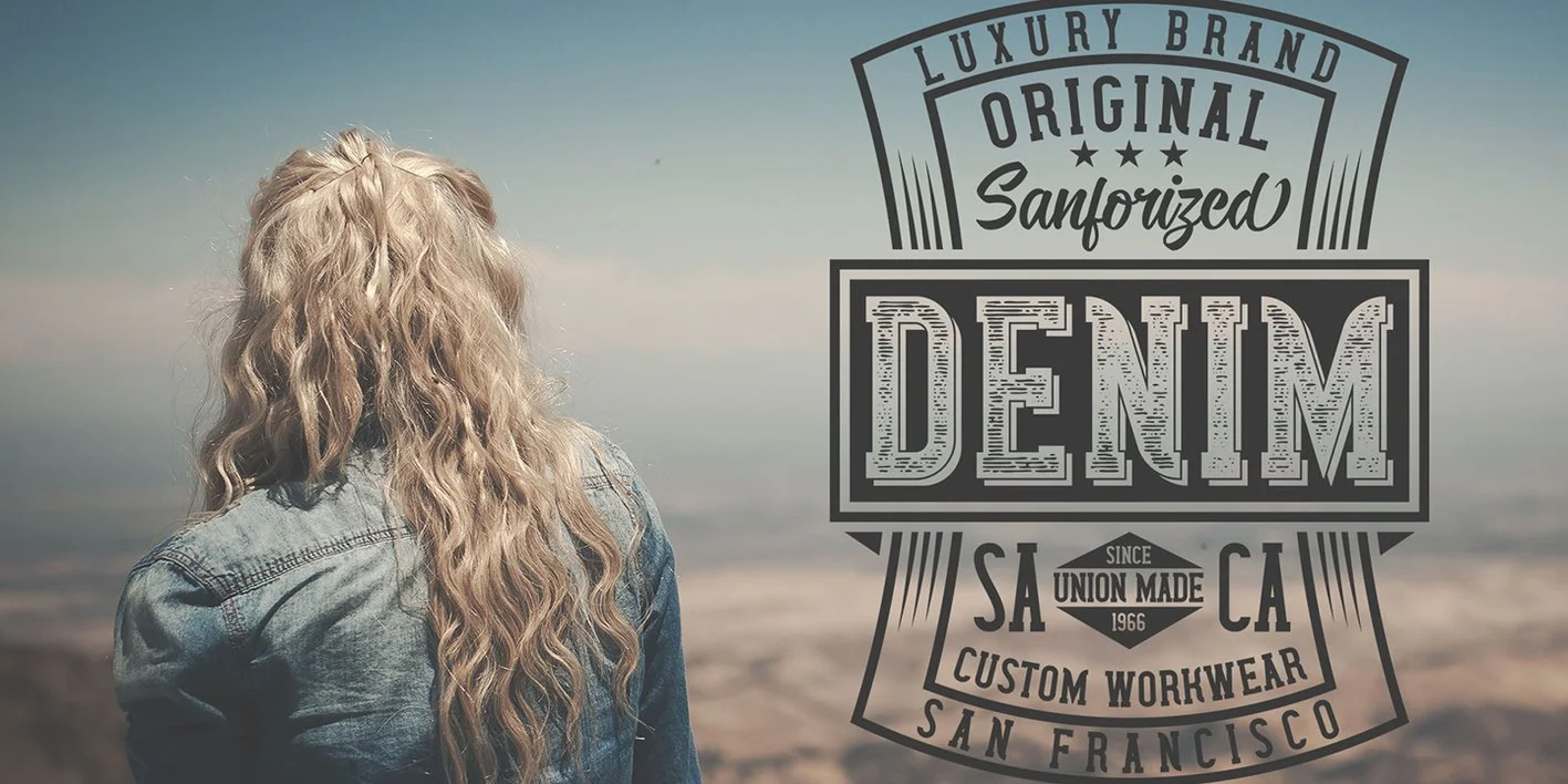 Wanted Denim Font