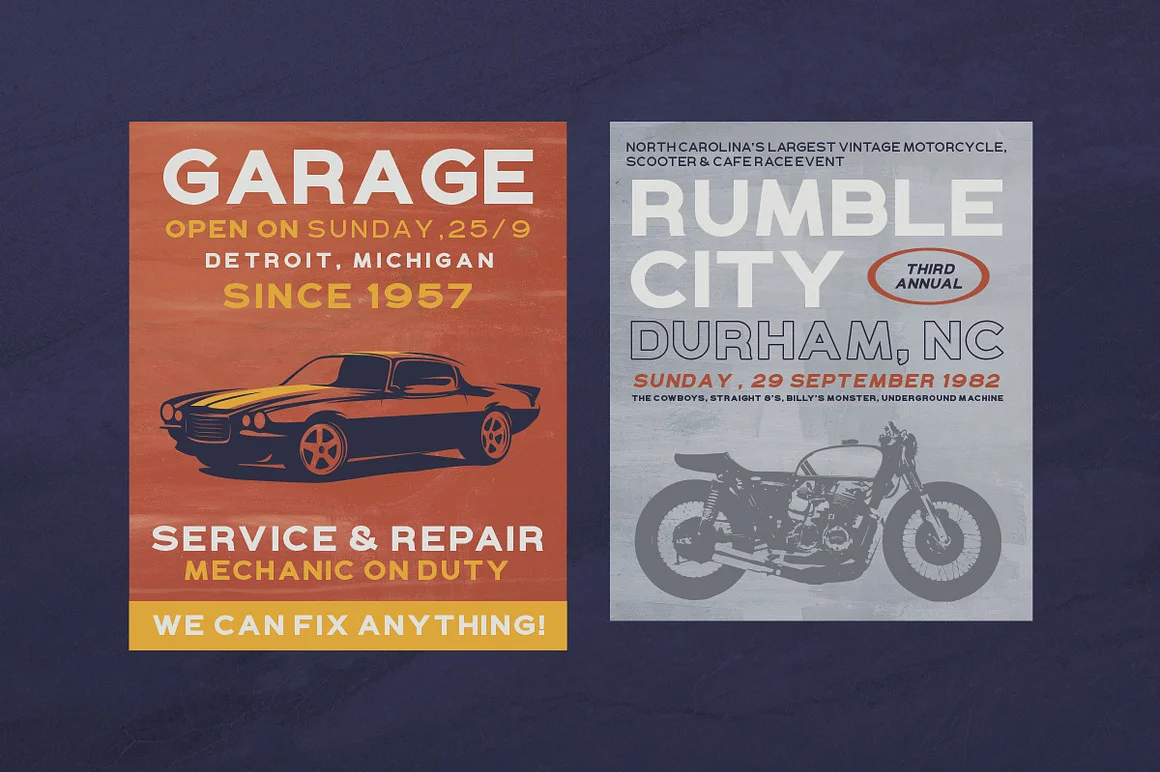 WARDRUM - Expanded Sans Font