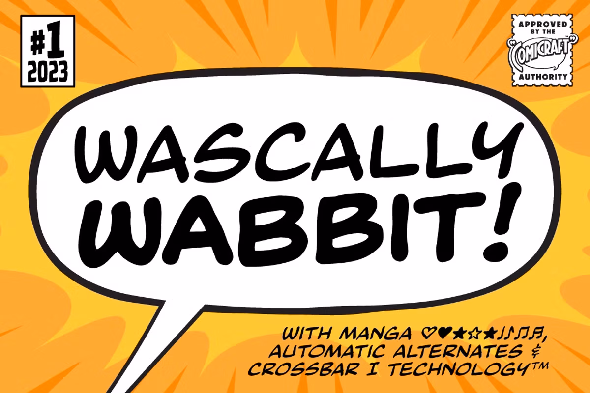 Wascally Wabbit comic & cartoon font Free Download Free Download Wascally Wabbit comic & cartoon font Free Download Free Download