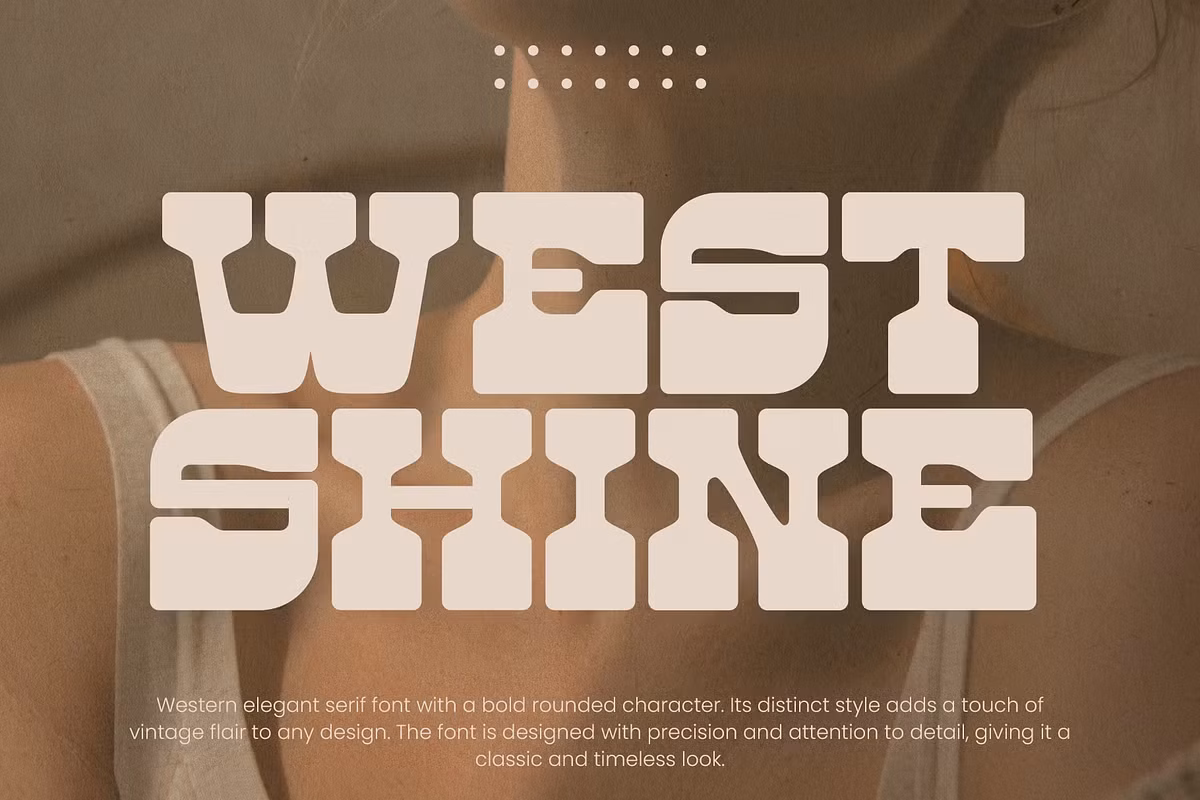 West Shine | Retro Western Font Free Download Free Download